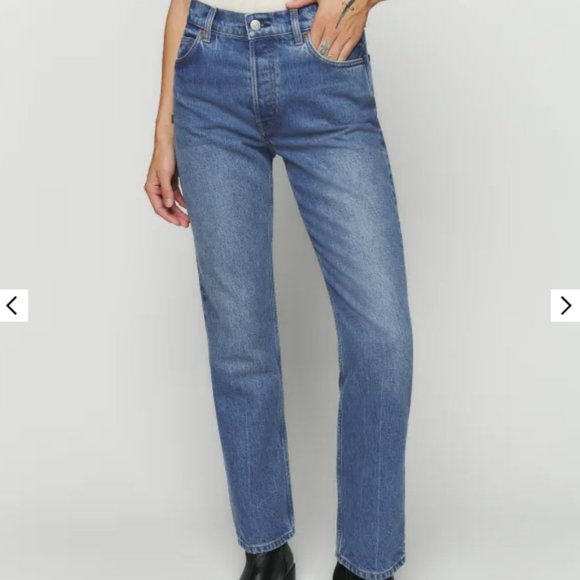 Cynthia Mid Rise Straight Jeans - Picture 4 of 4